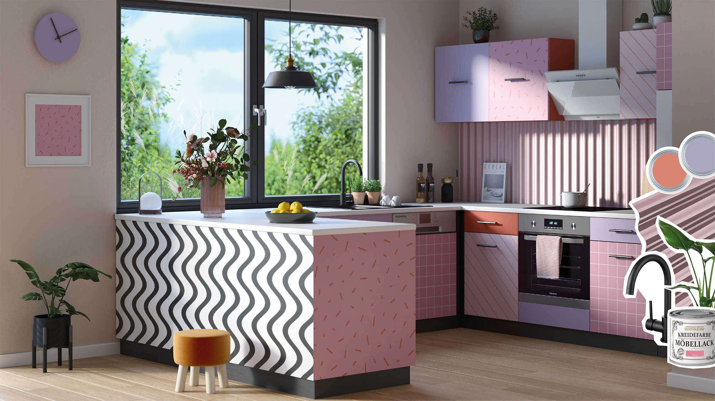 memphis küche – gestaltungsideen | obi