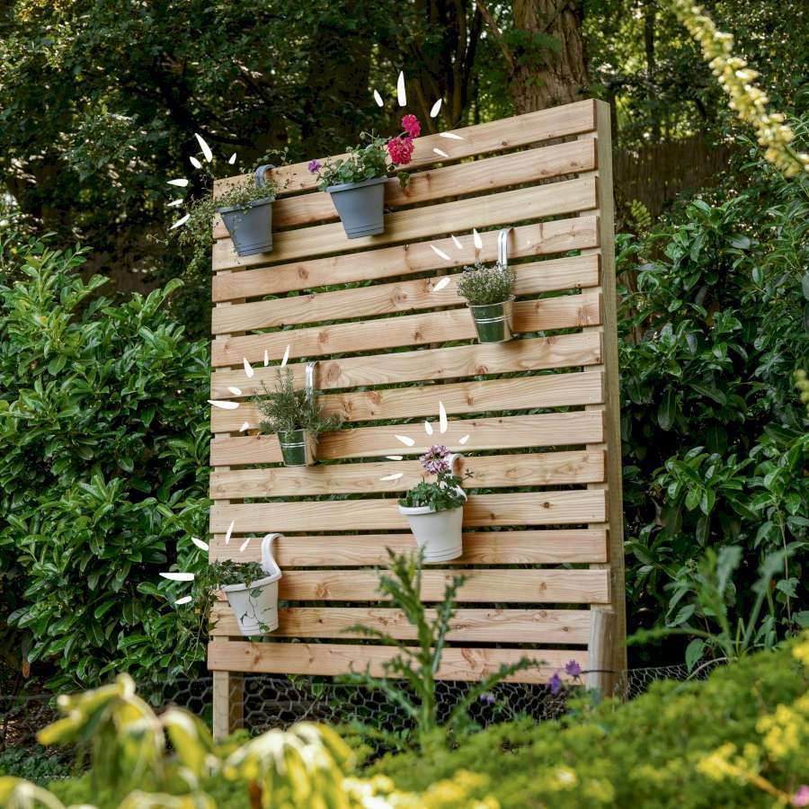 Gartenwand Grundkonstruktion