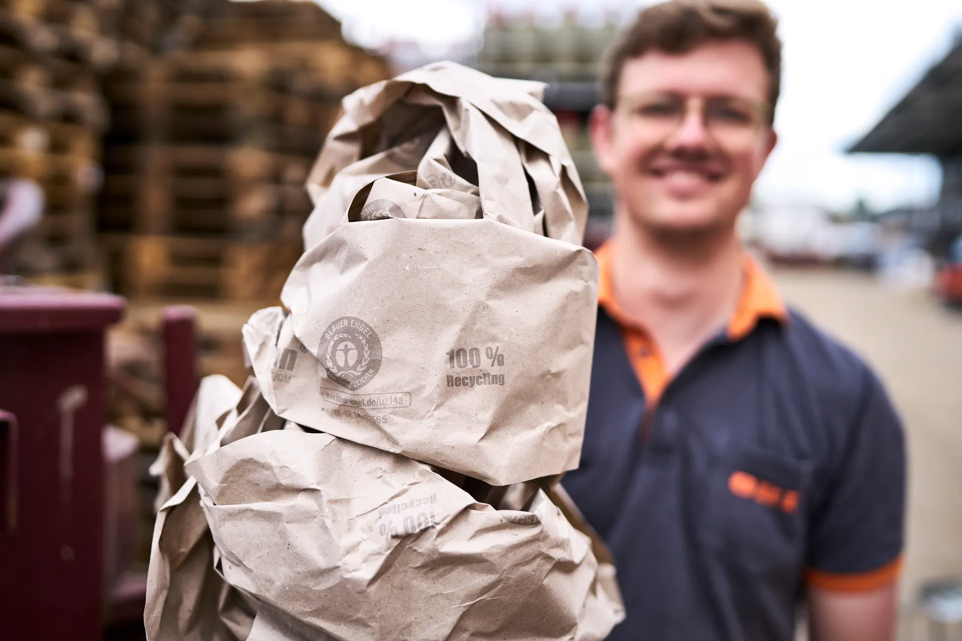 Recycling Papier im OBI Markt