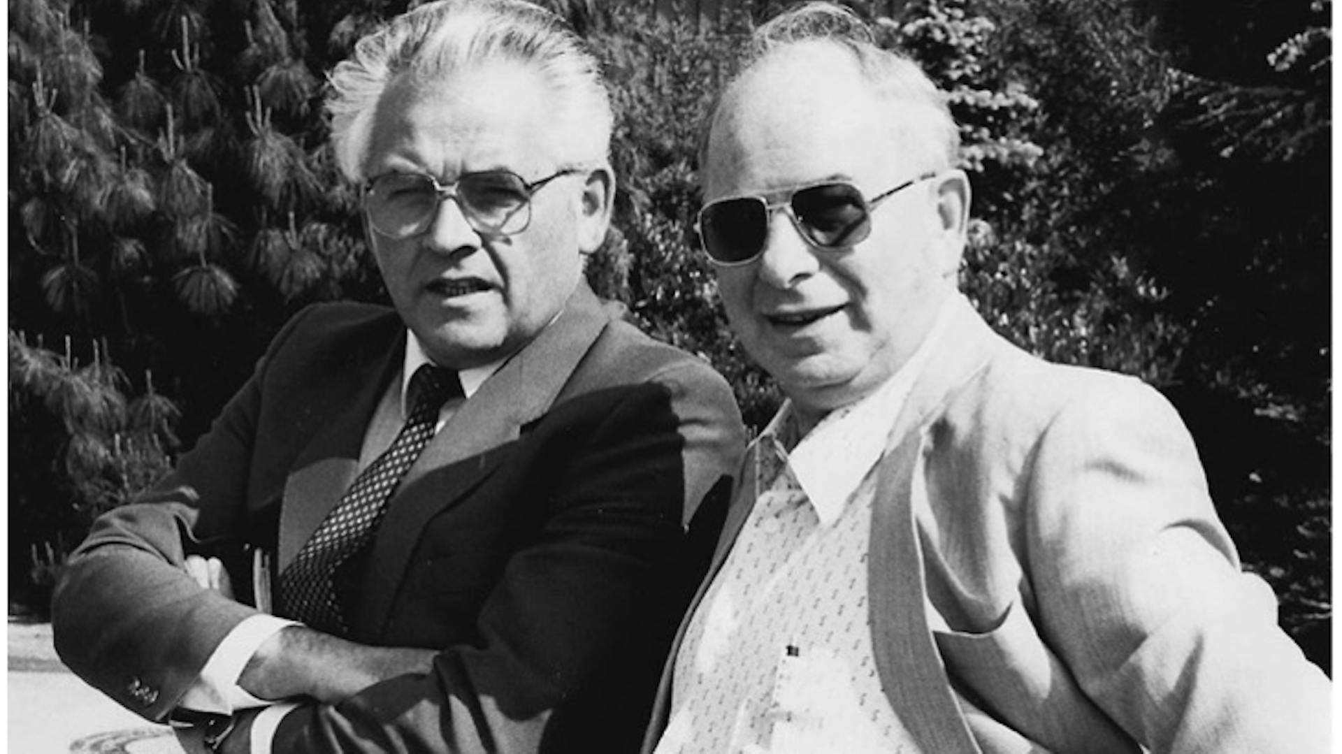 Foto Manfred Maus mit Emil Lux