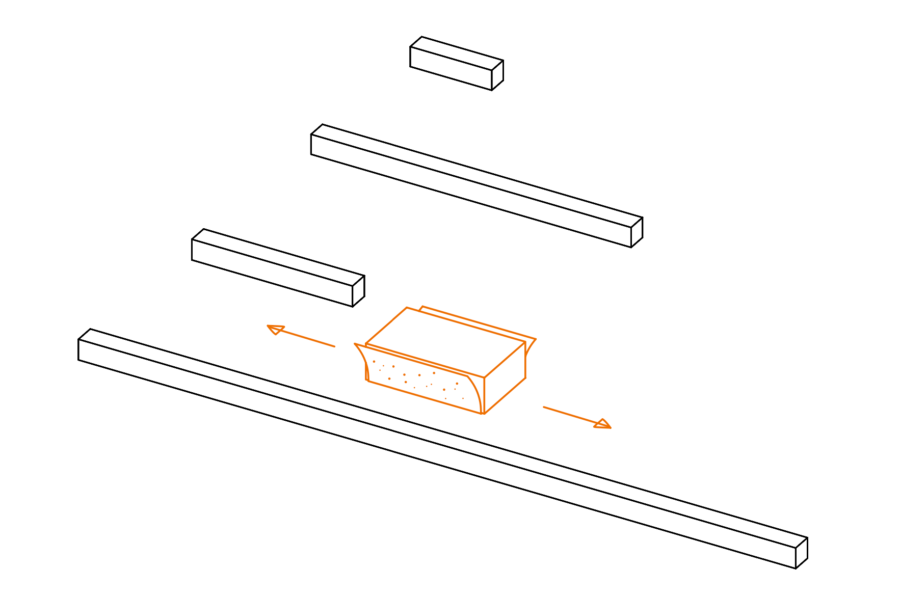 Jak zbudować kwietnik DIY? Krok 1. Szlifowanie kantówek