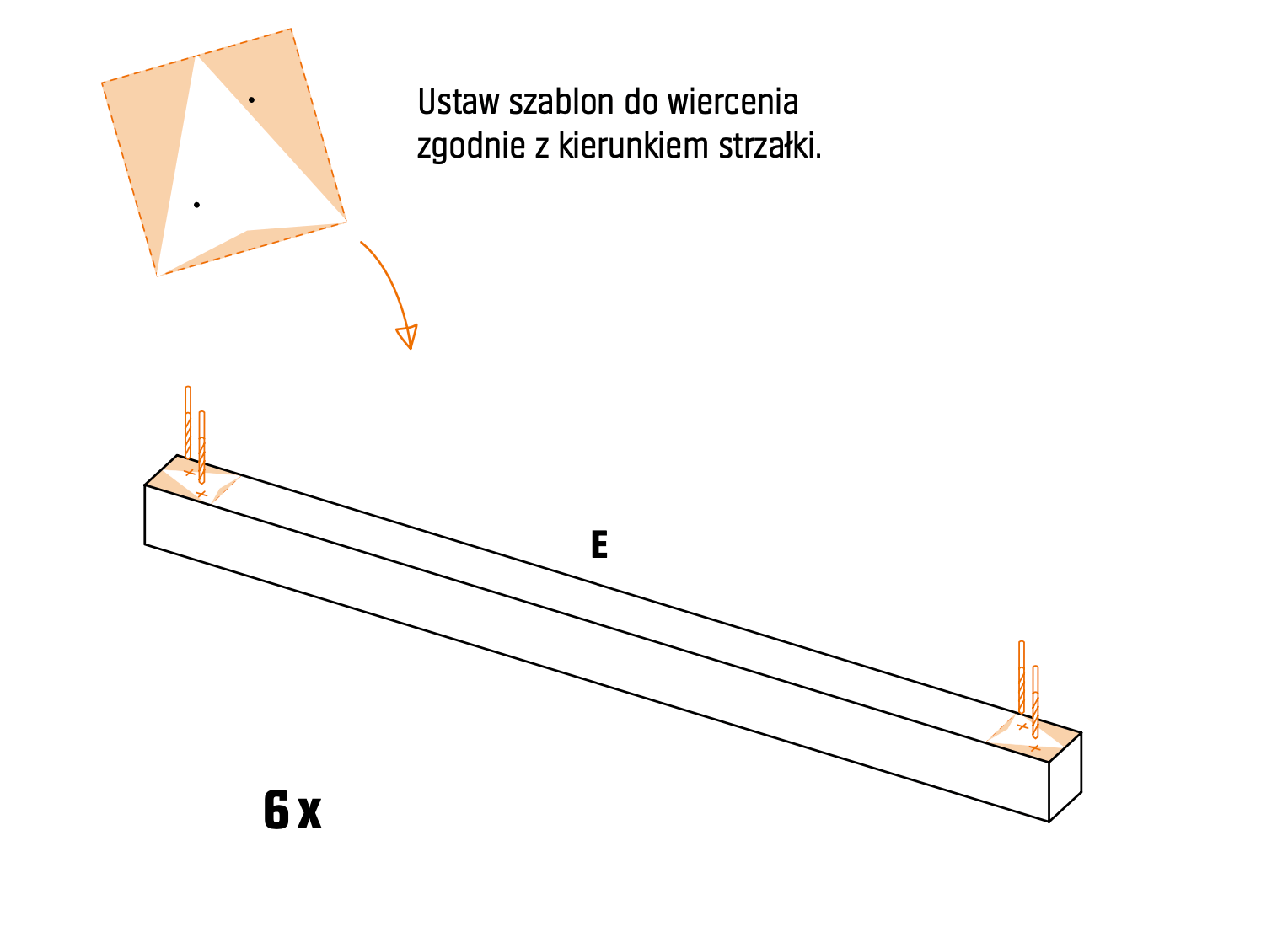 Jak zbudować kwietnik DIY? Krok 2. Nawiercanie otworów