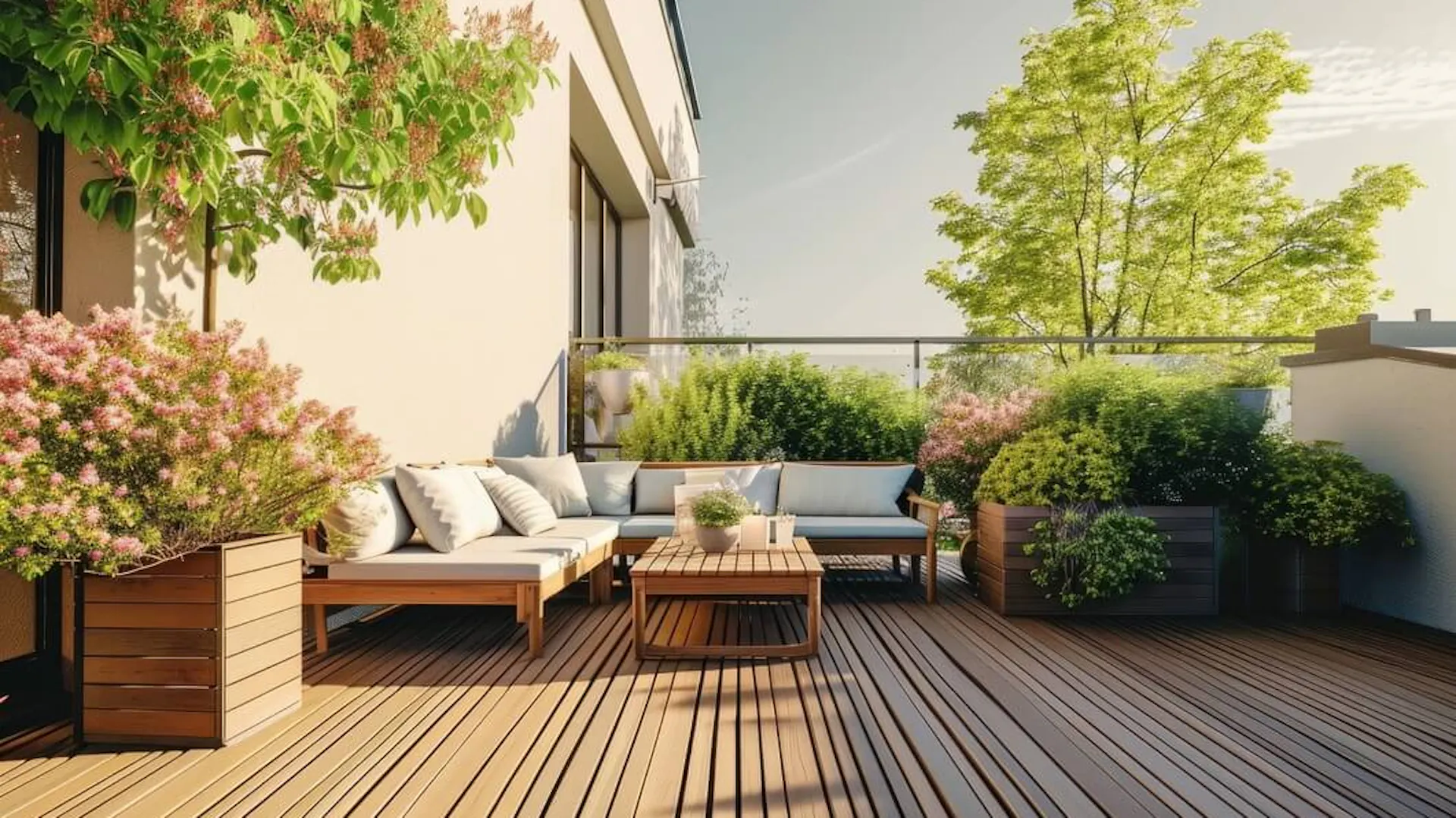 Nowoczesny taras