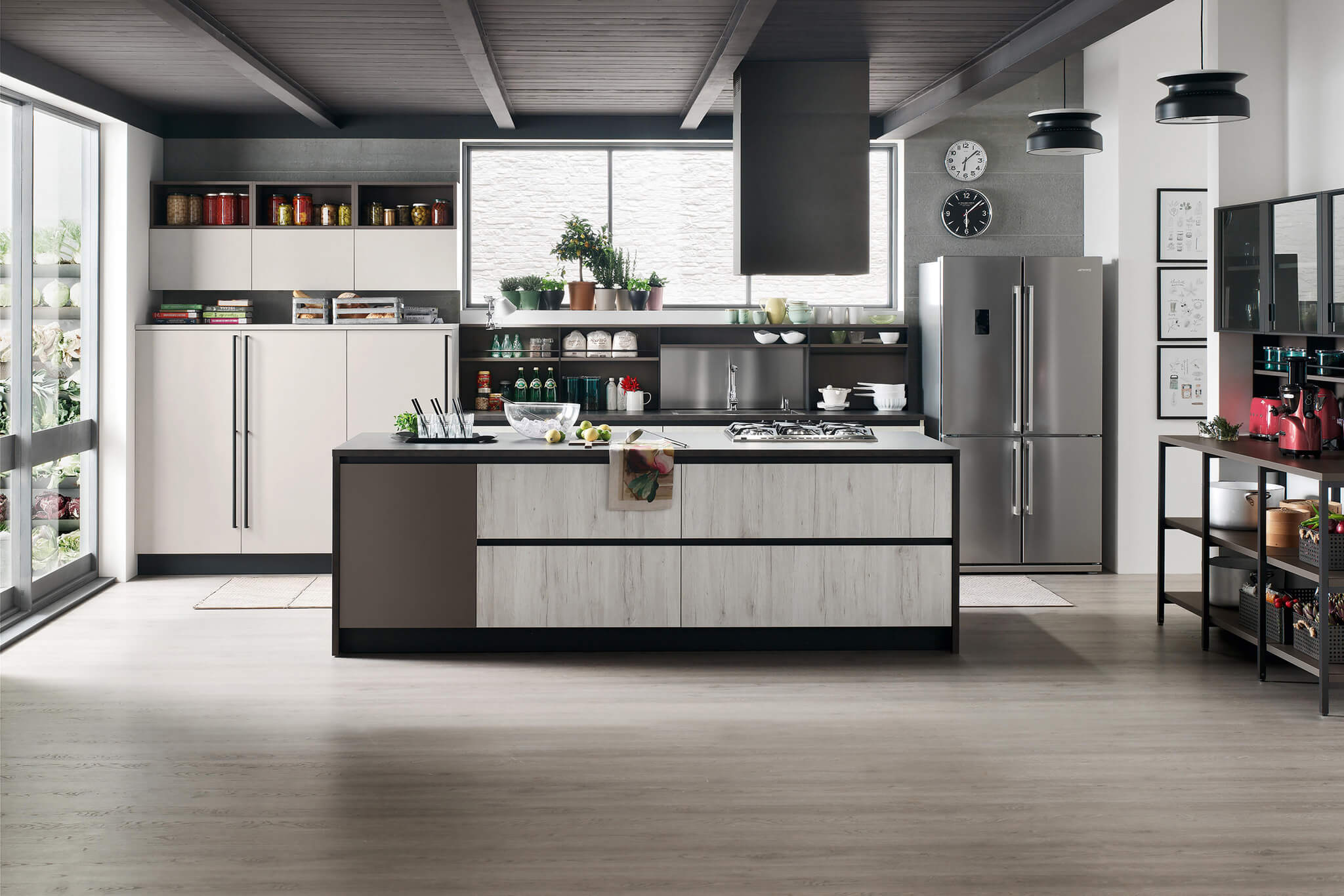 nowoczesna kuchnia z wyspą