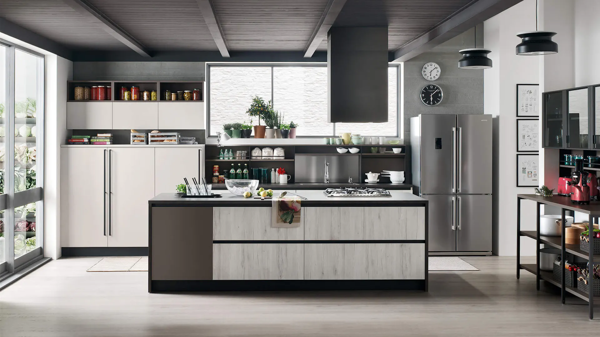 nowoczesna kuchnia z wyspą