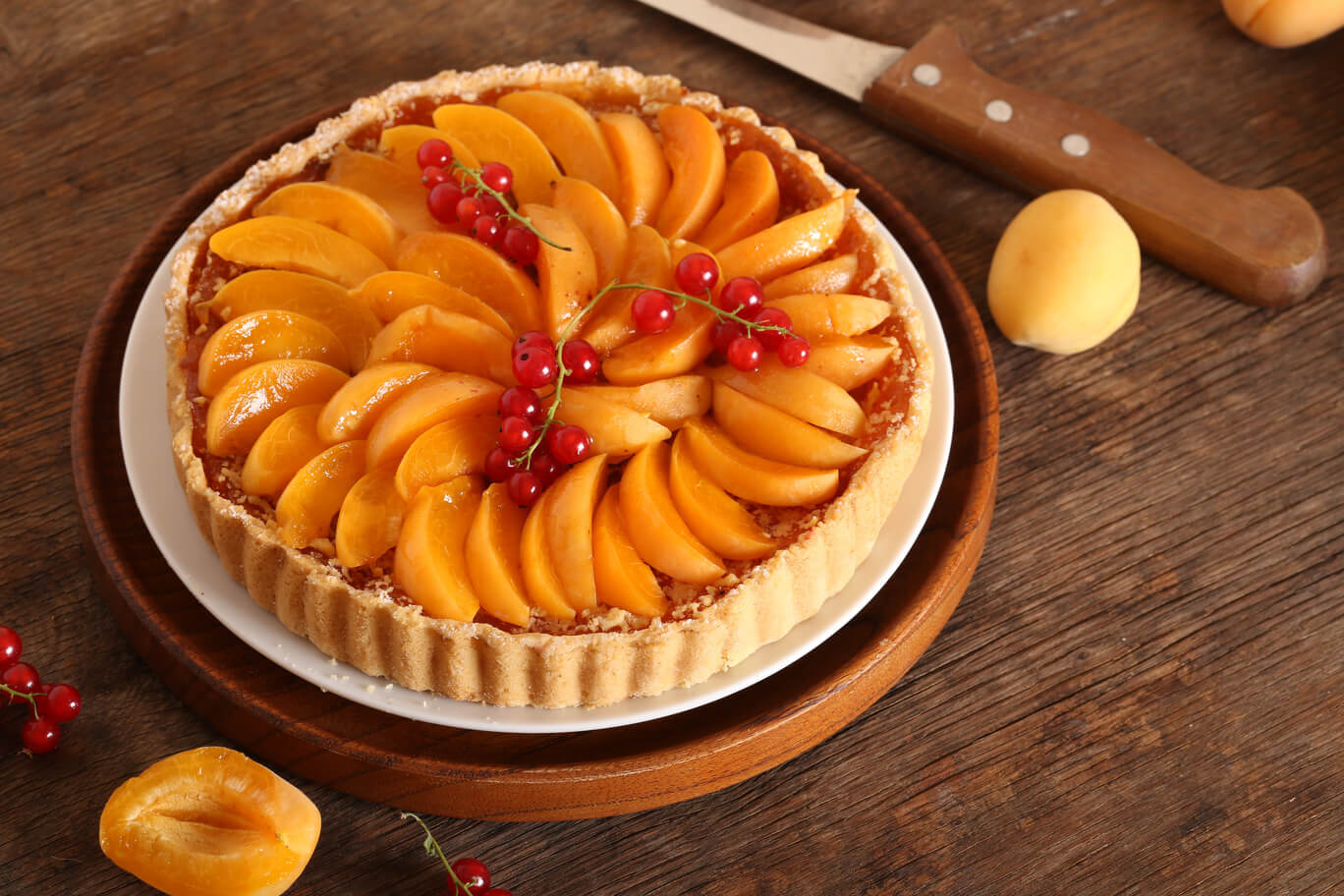 Tarta z morelami.