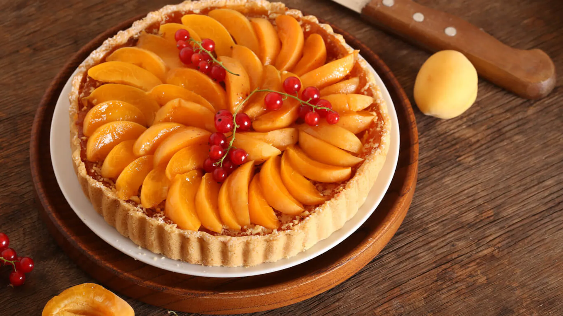 Tarta z morelami.