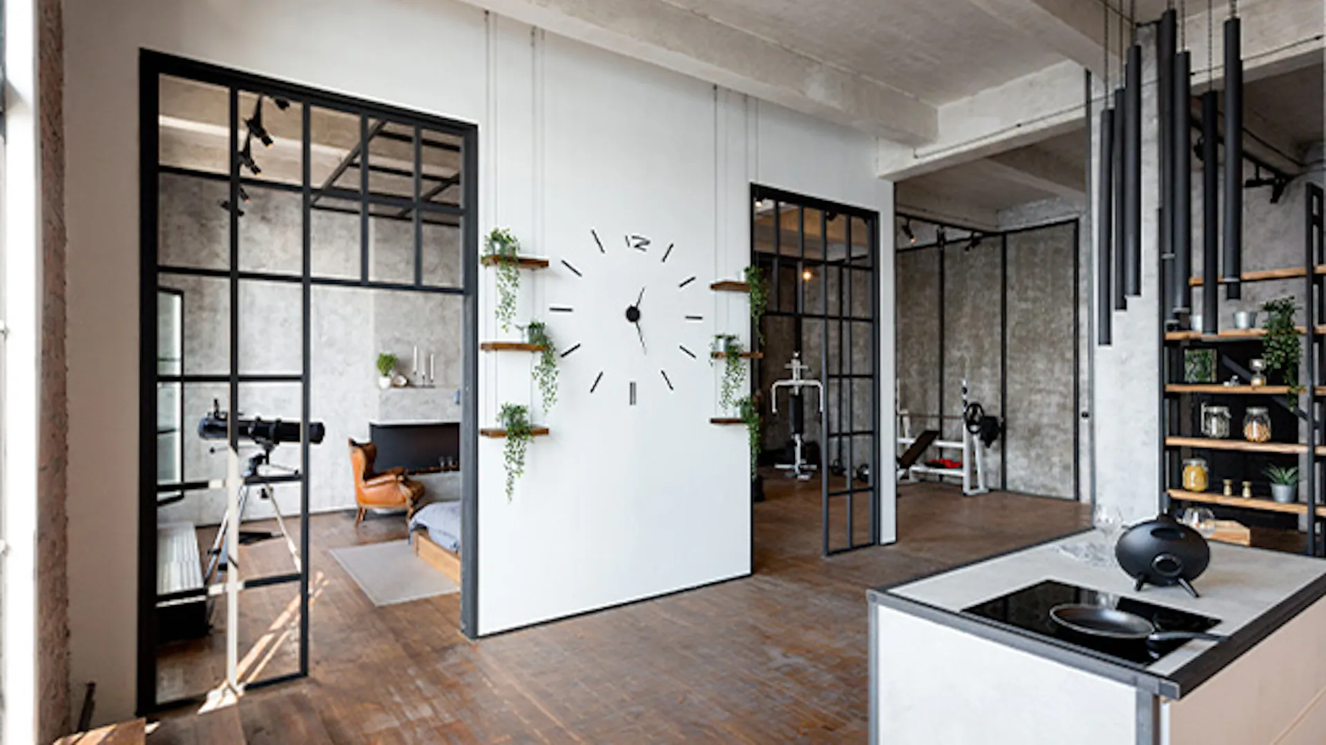 Mieszkanie w stylu industrialnym