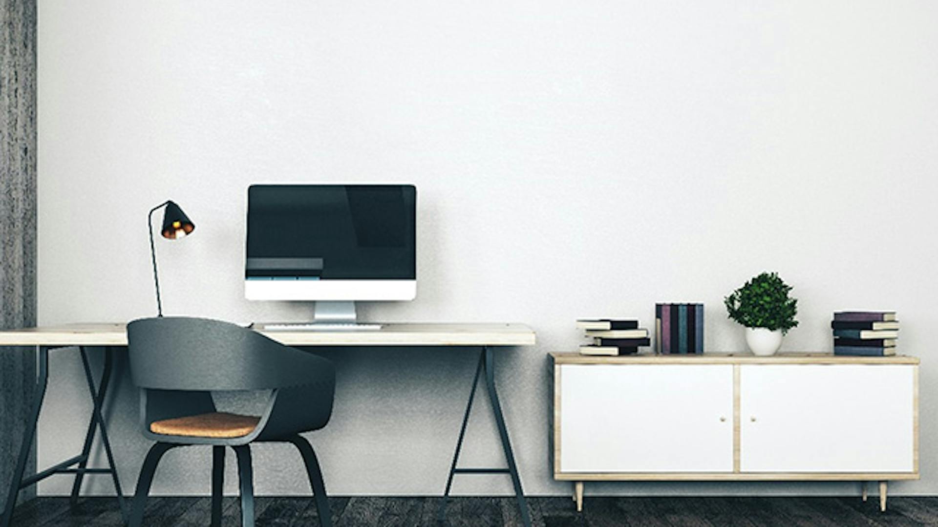 Nowoczesny gabinet w domu