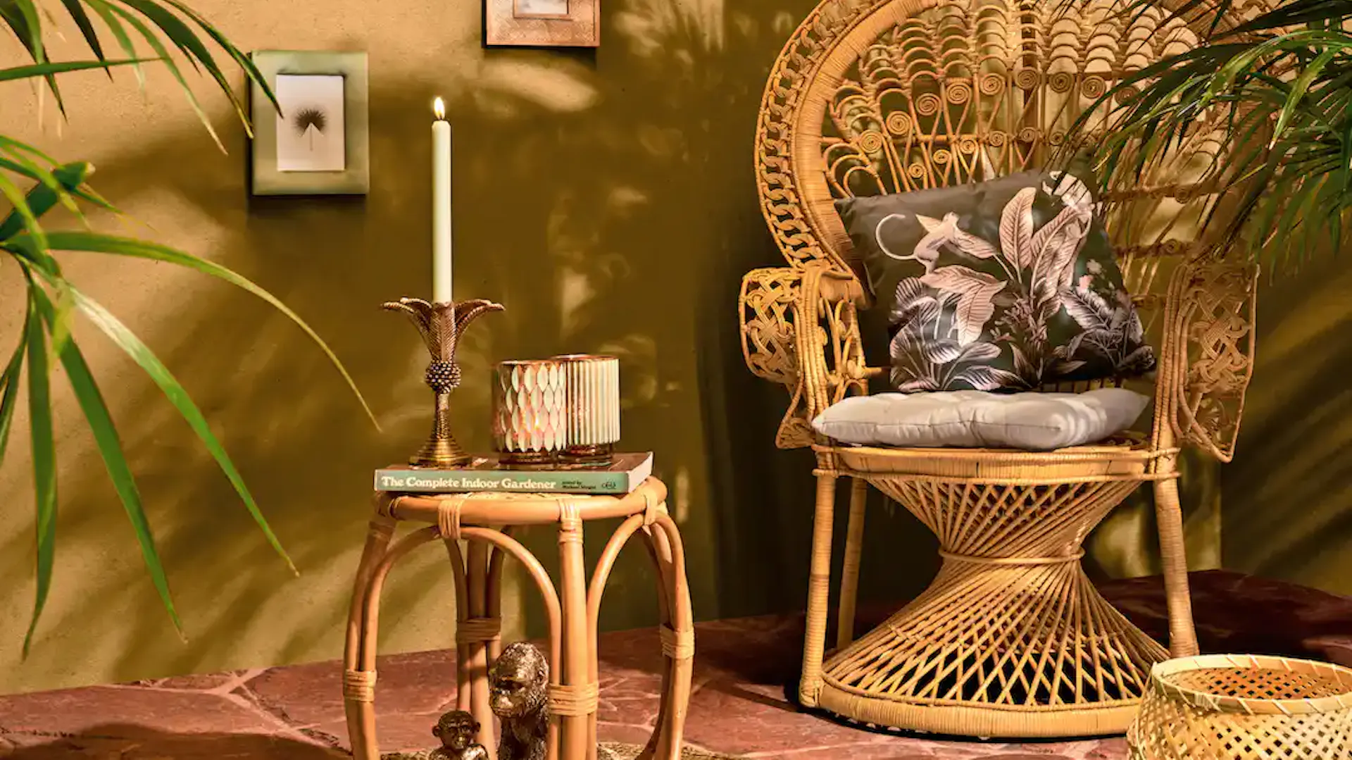 Ozdoby na taras i balkon w stylu safari lodge