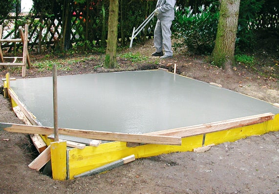 Wylewka betonowa pod płytę fundamentową.