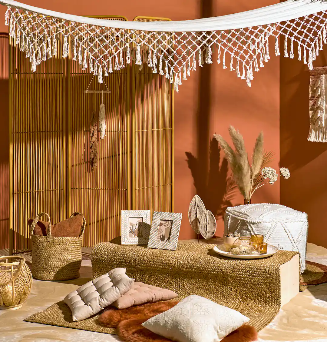 Ozdoby ogrodowe z drewna i bambusa w stylu desert flower Inspiracje dekoracje