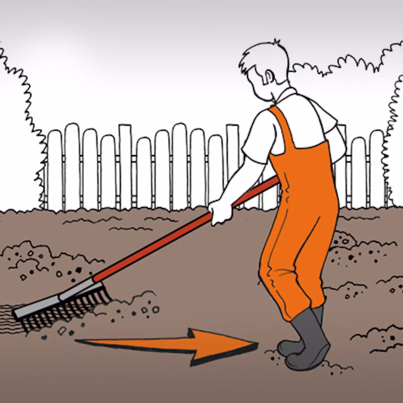 Wyrównanie powierzchni trawnika