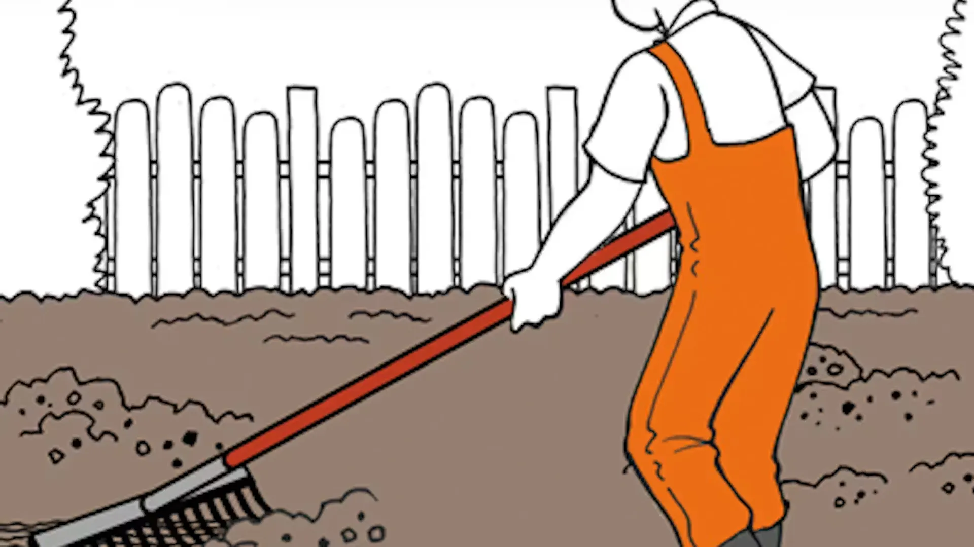 Wyrównanie powierzchni trawnika