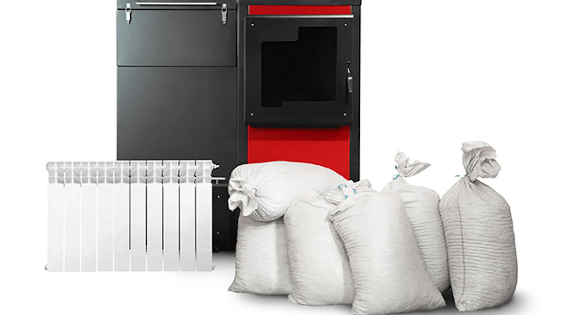 Kocioł ekologiczny na paliwo stałe.