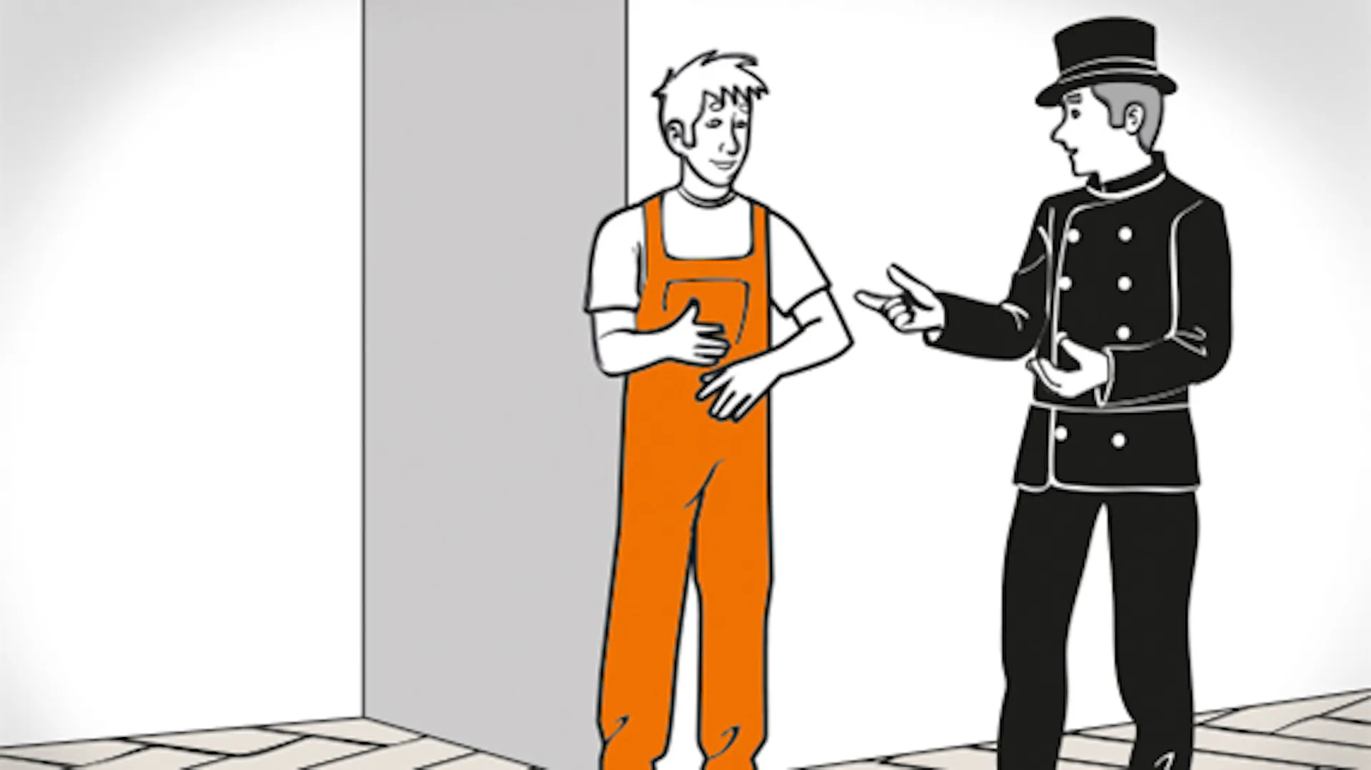 Kominiarz doradza majsterkowiczowi