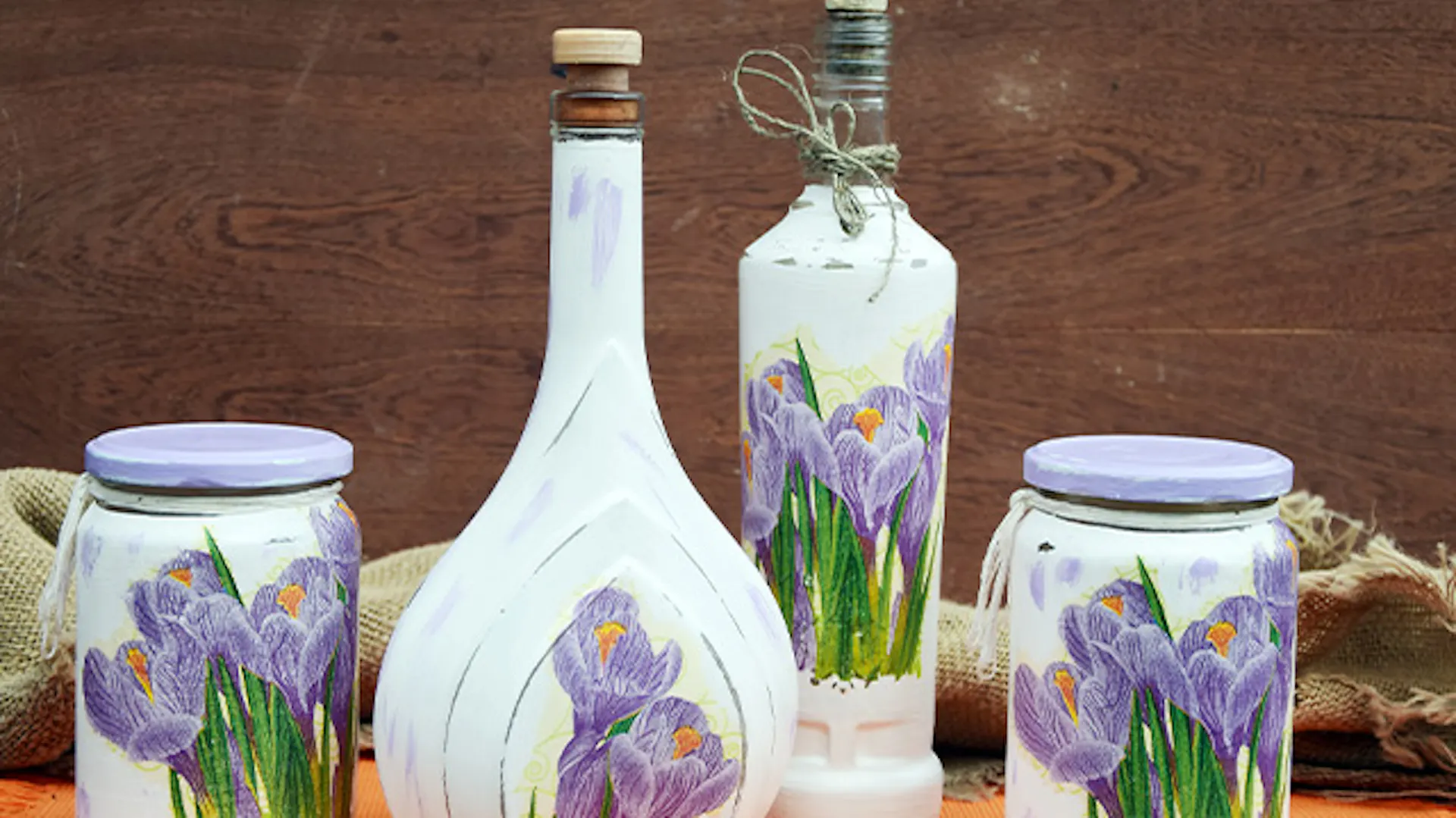 Decoupage na szkle