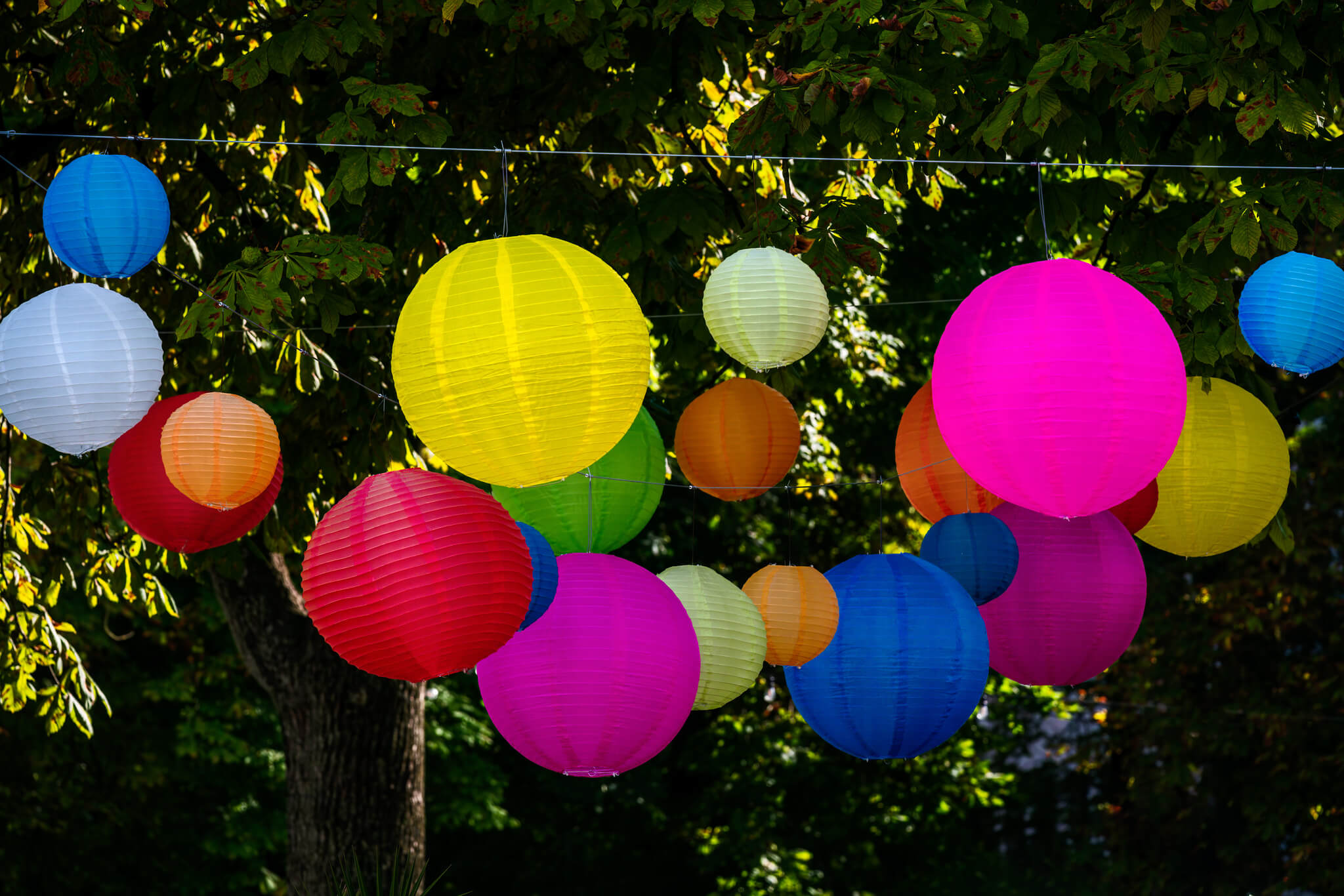 Papierowe lampiony diy