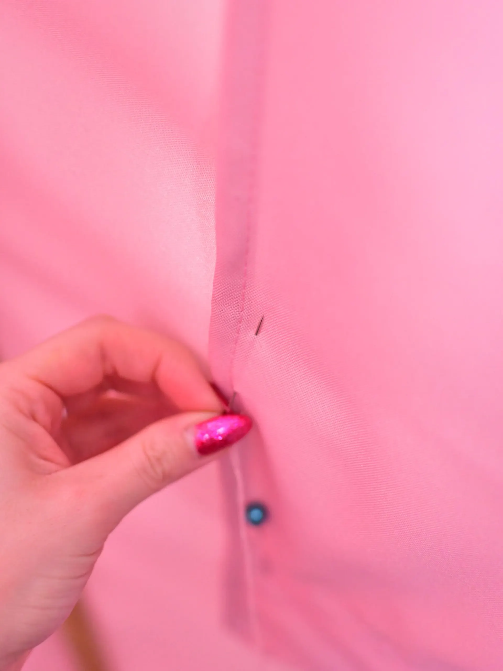 Tipi DIY - Zszywanie elementów tipi.