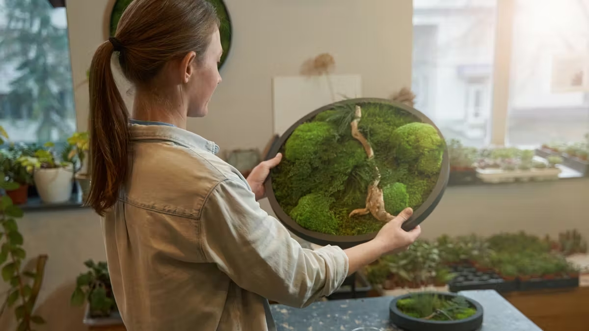 Jak vyrobit mechový obraz