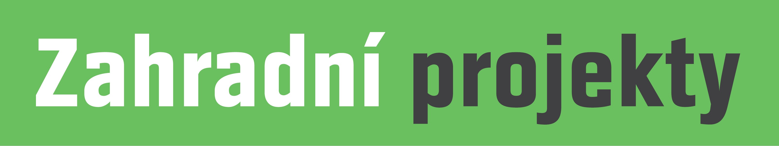 Zahradní projekty