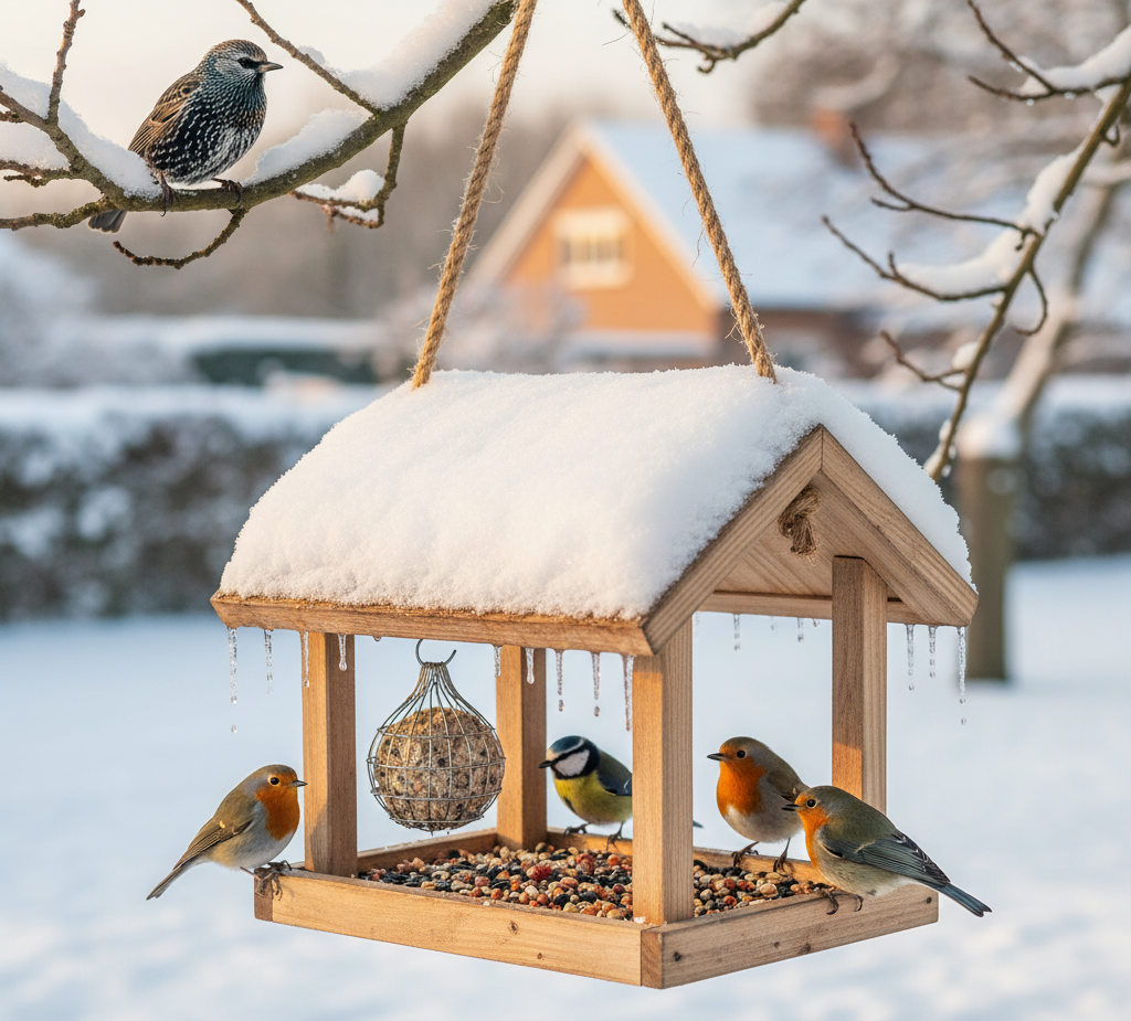 Přikrmování ptáčků