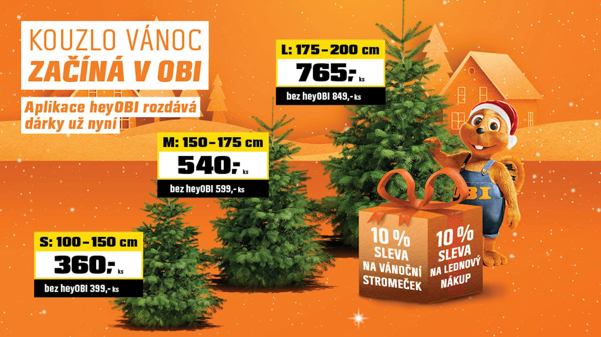 Vánoční stromek z OBI