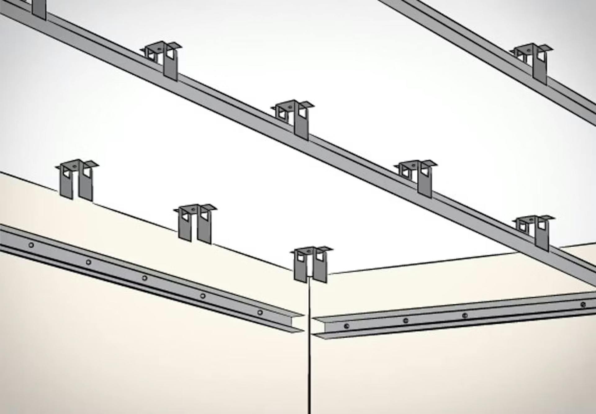 Az alapszerkezeti- és a teherhordó profilok felszerelése