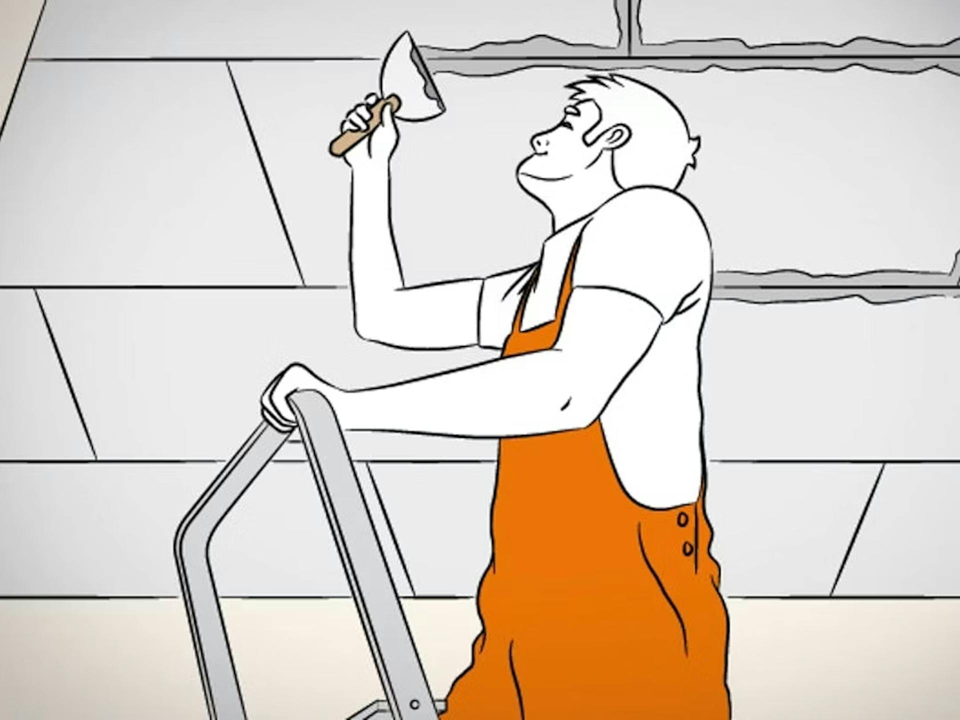 Az álmennyezet fugáinak hézagolása