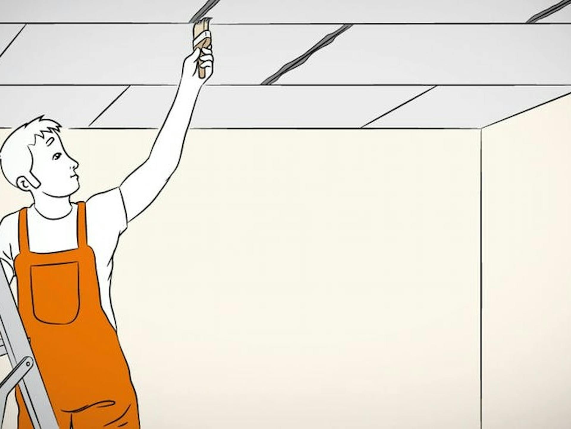 Az álmennyezet fugáinak hézagolása