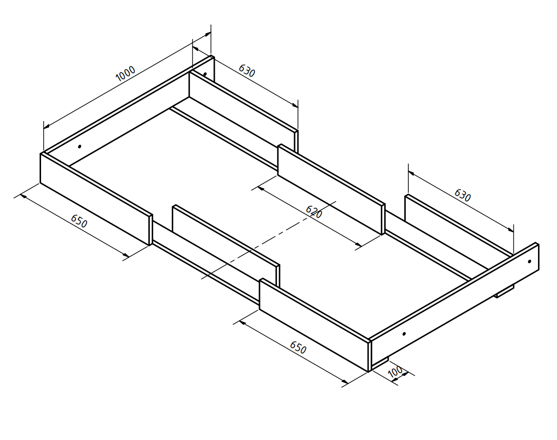 Tartószerkezet tervrajz