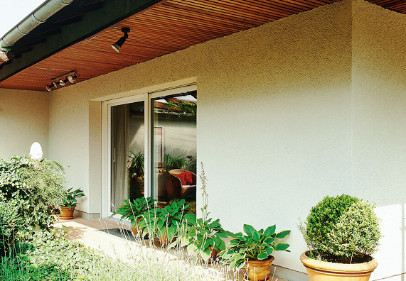 Homlokzat elkészült szigetelése