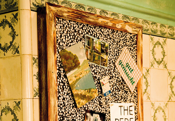 Polisztirol fal házilag készítve