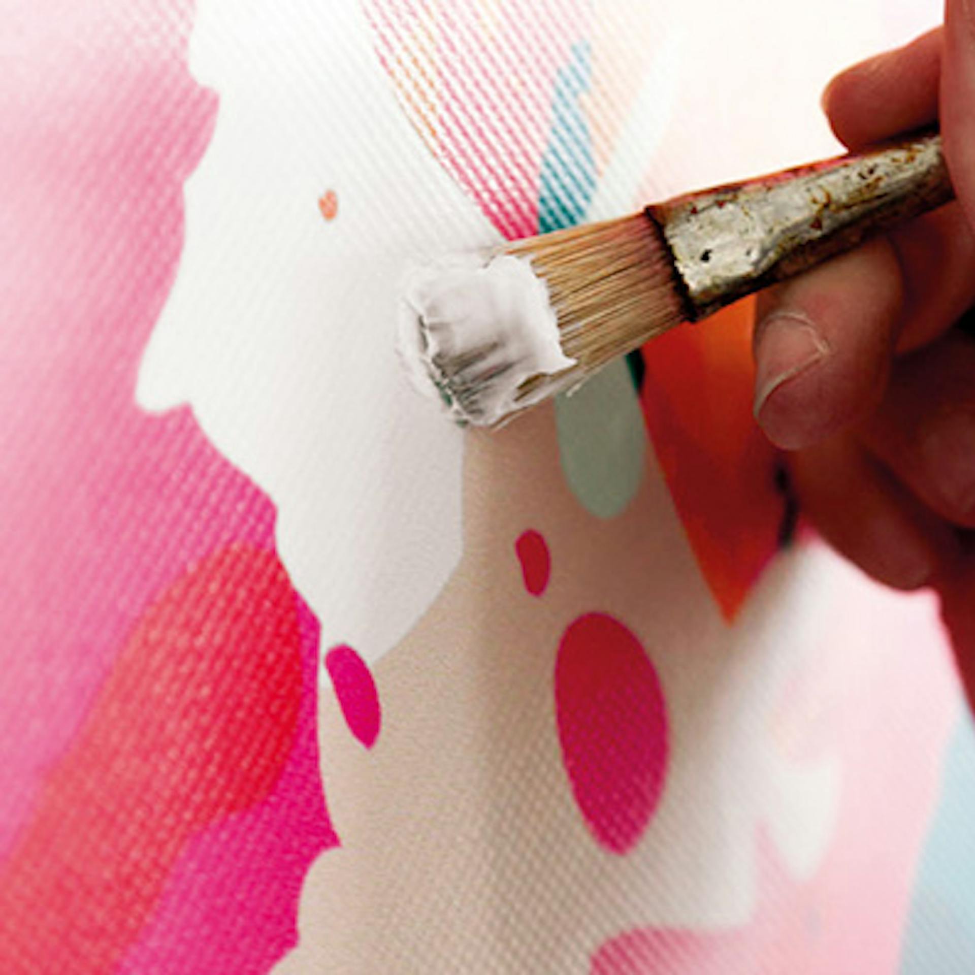 Fólia festése akrilfestékkel