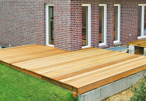 Teraszépítés házilag, kész terasz