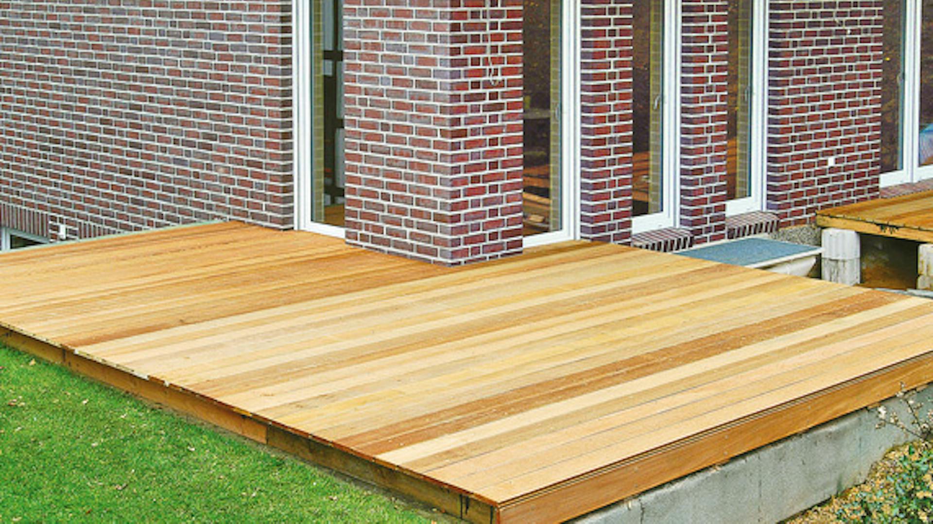 Teraszépítés házilag, kész terasz