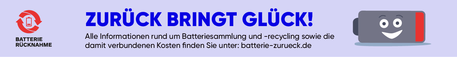 Banner Batterie-Rücknahme