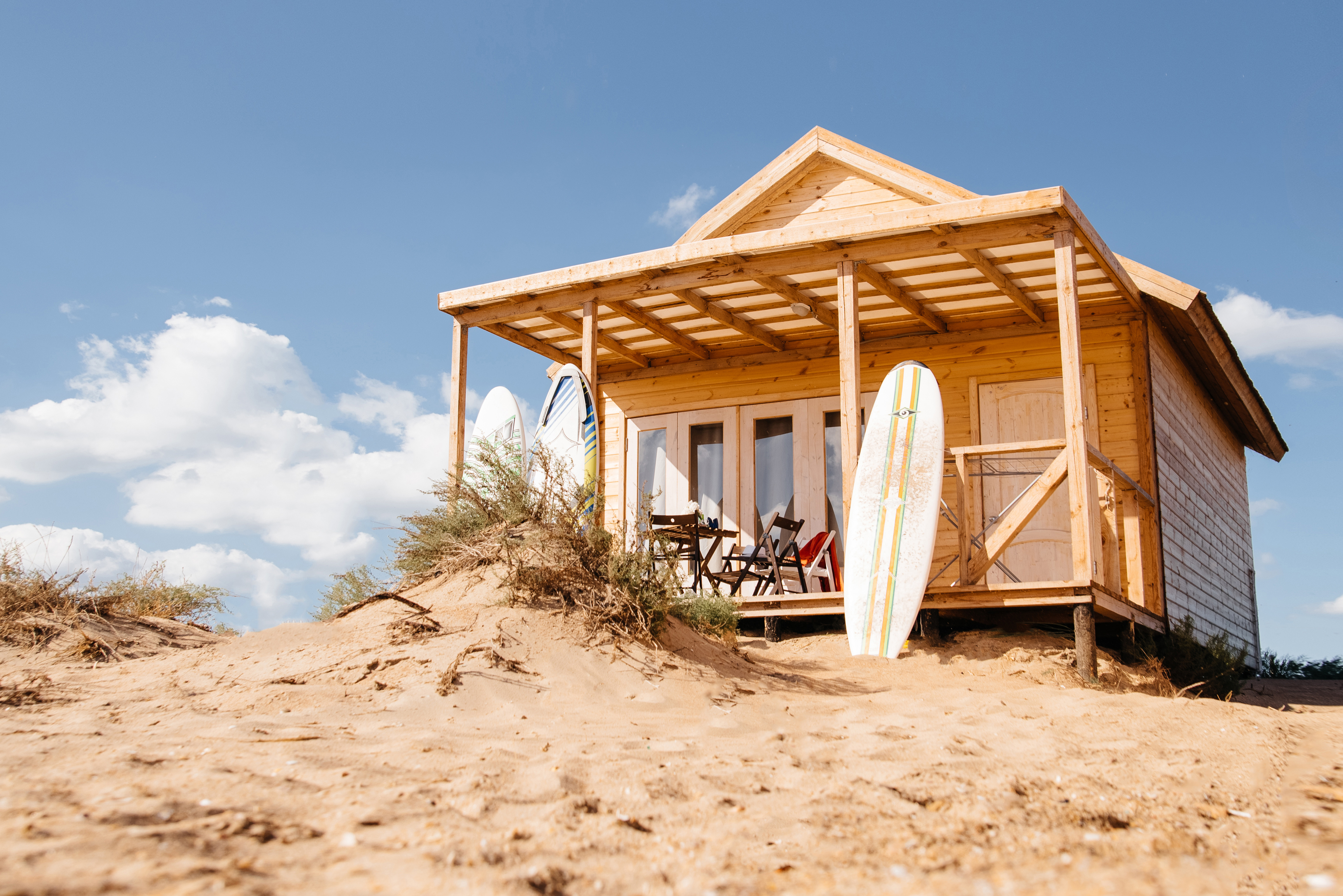 Holzhaus am Strand, Wohnstil Costal Living