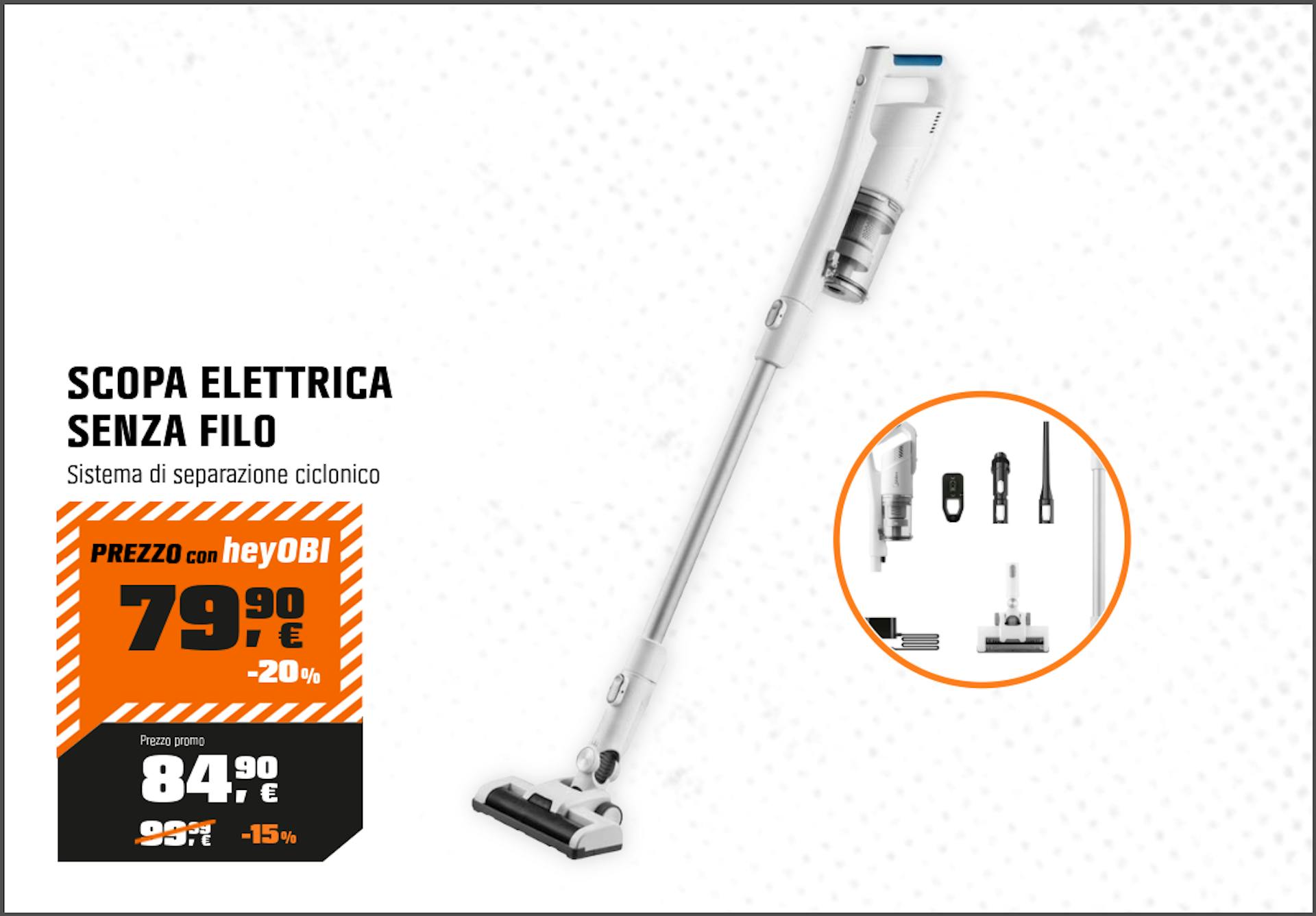 scopa elettrica in offerta