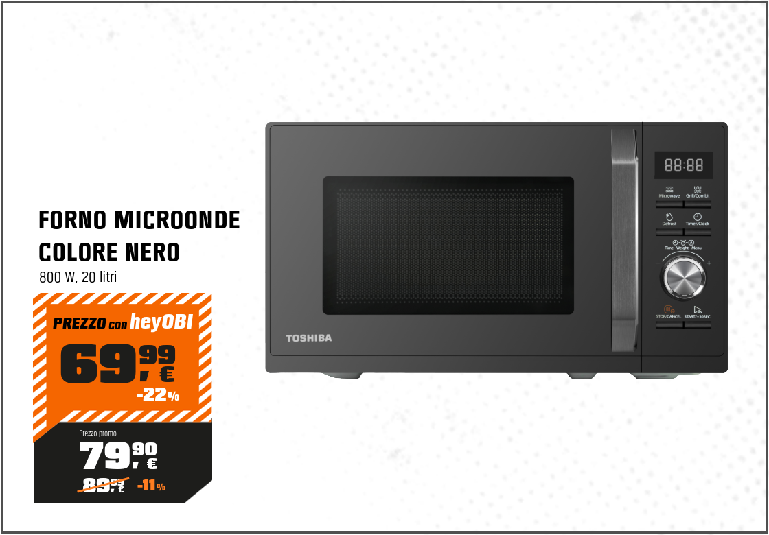 offerte-heyOBI-microonde-nero