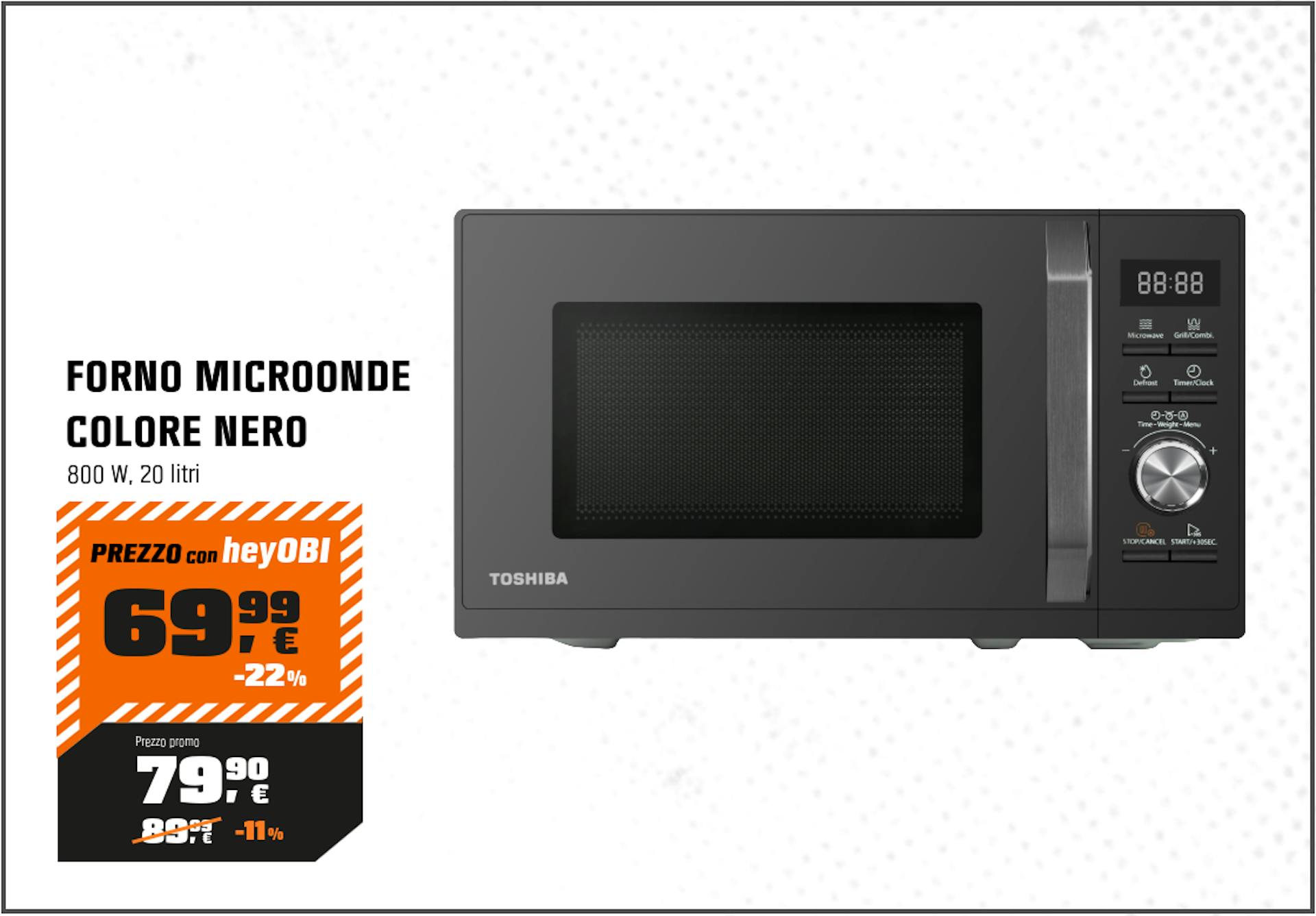 offerte-heyOBI-microonde-nero