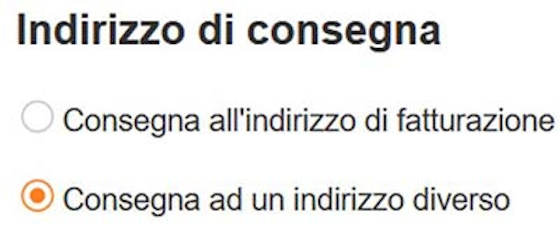 Altro indirizzo