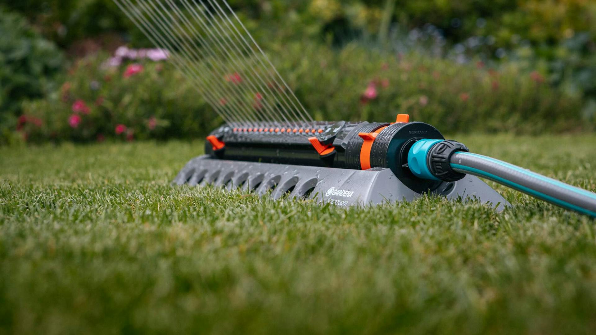 irrigazione automatica in giardino