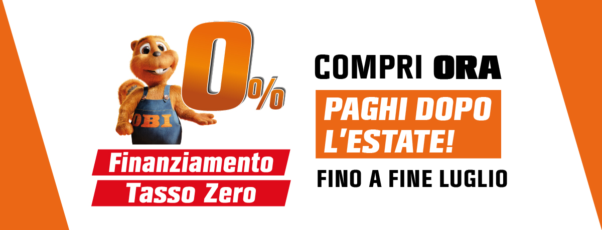 Finanziamento a tasso zero!