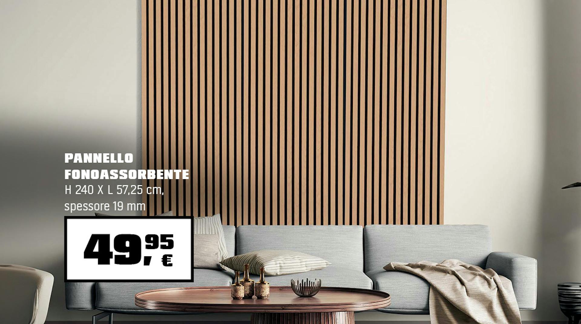 Pannello fonoassorbente