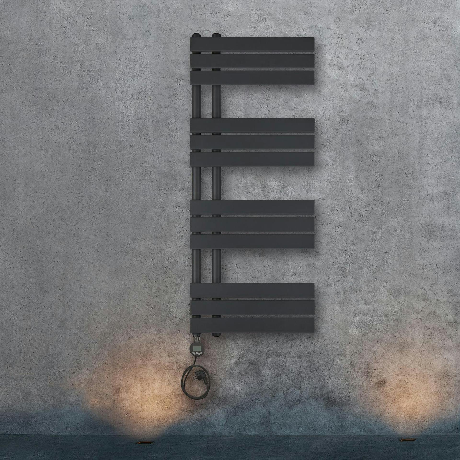 montierter heizkörper