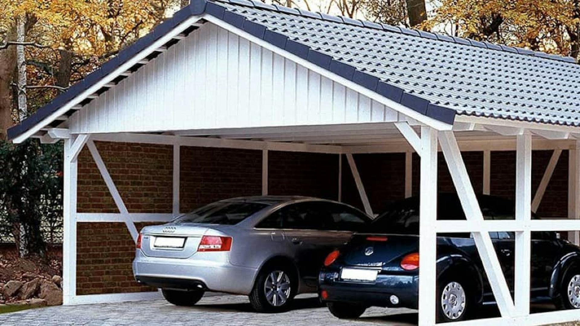 Doppelcarport Fachwerk
