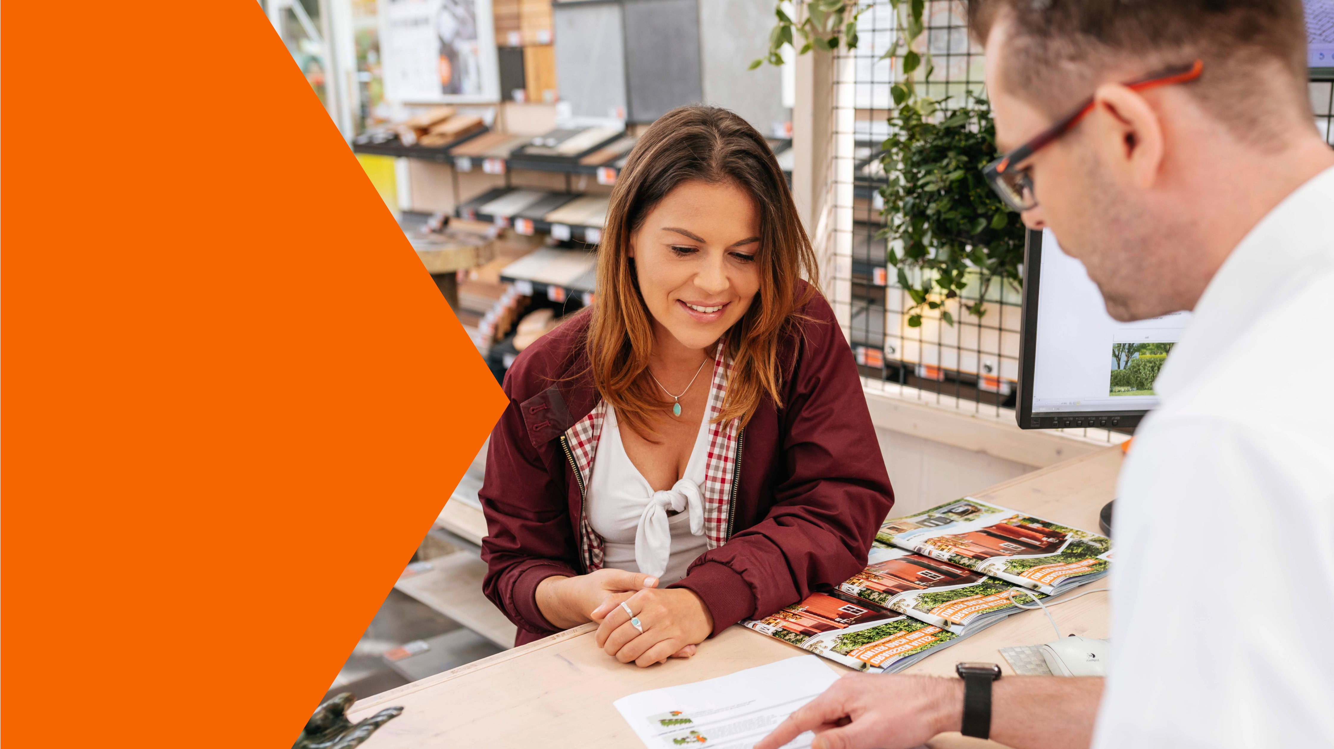 Handy mit Umfrage für individuelles Projekt