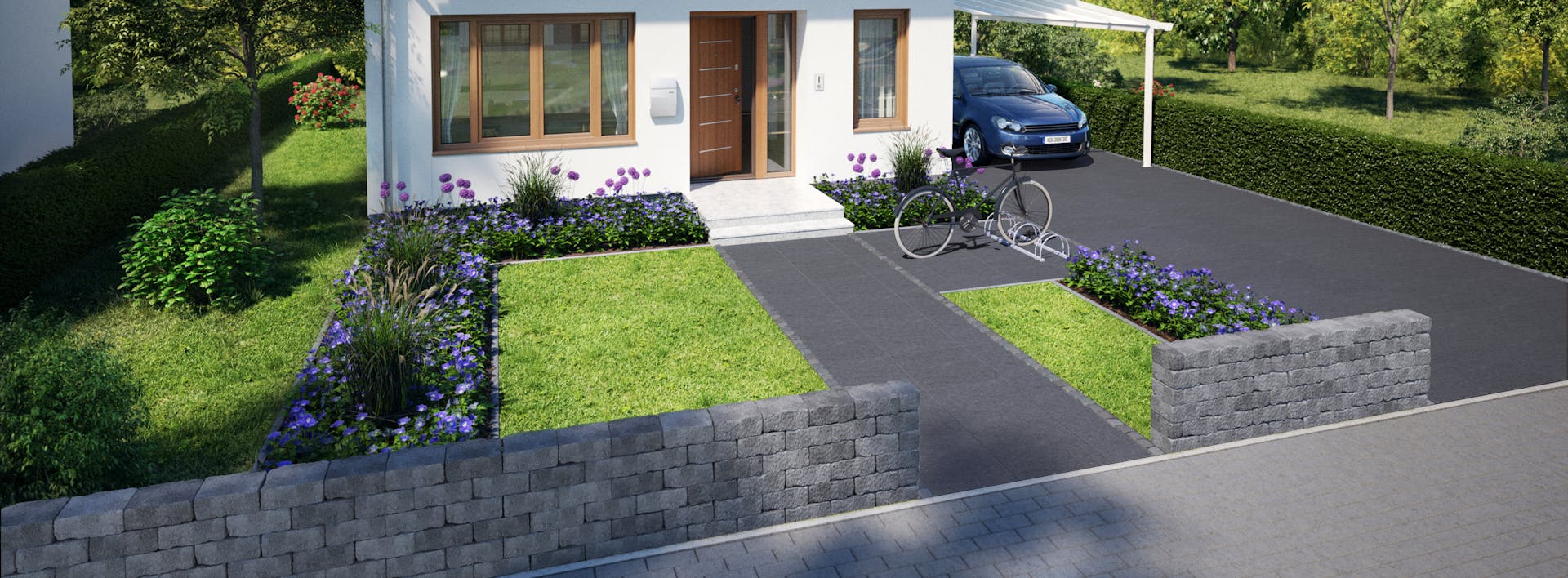 Vorgarten planen mit OBI