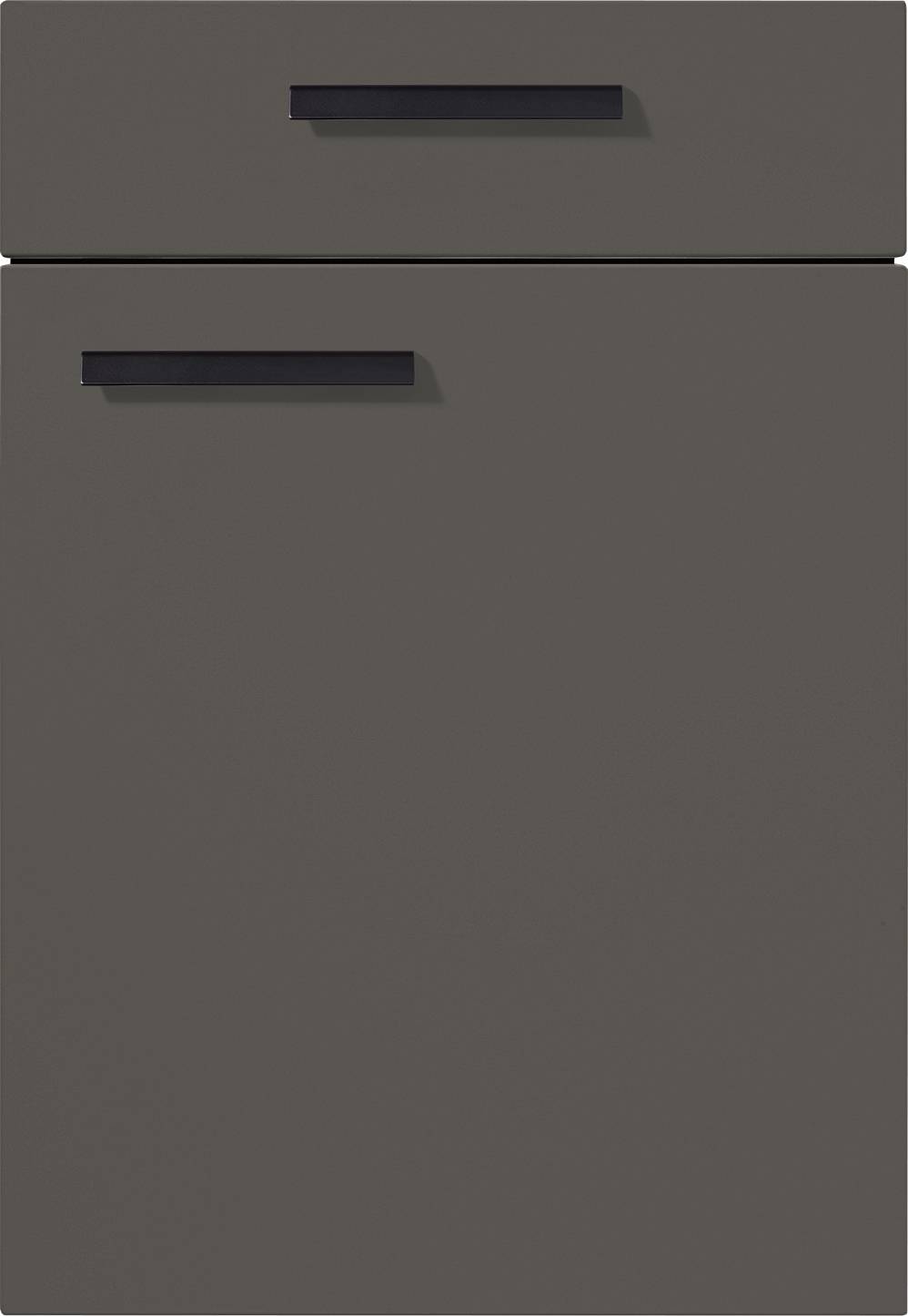 Nobilia Küchenfront in Vulkangrau